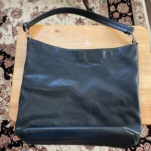 Theory Black Leather Hobo Shoulder Bag – Genuine Leather (Originally $395)